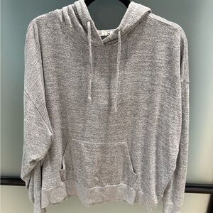 GAP Women's Light Gray Hooded Sweater